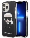 Калъф Karl Lagerfeld - Ikonik Karl, iPhone 13 Pro Max, черен - 2t